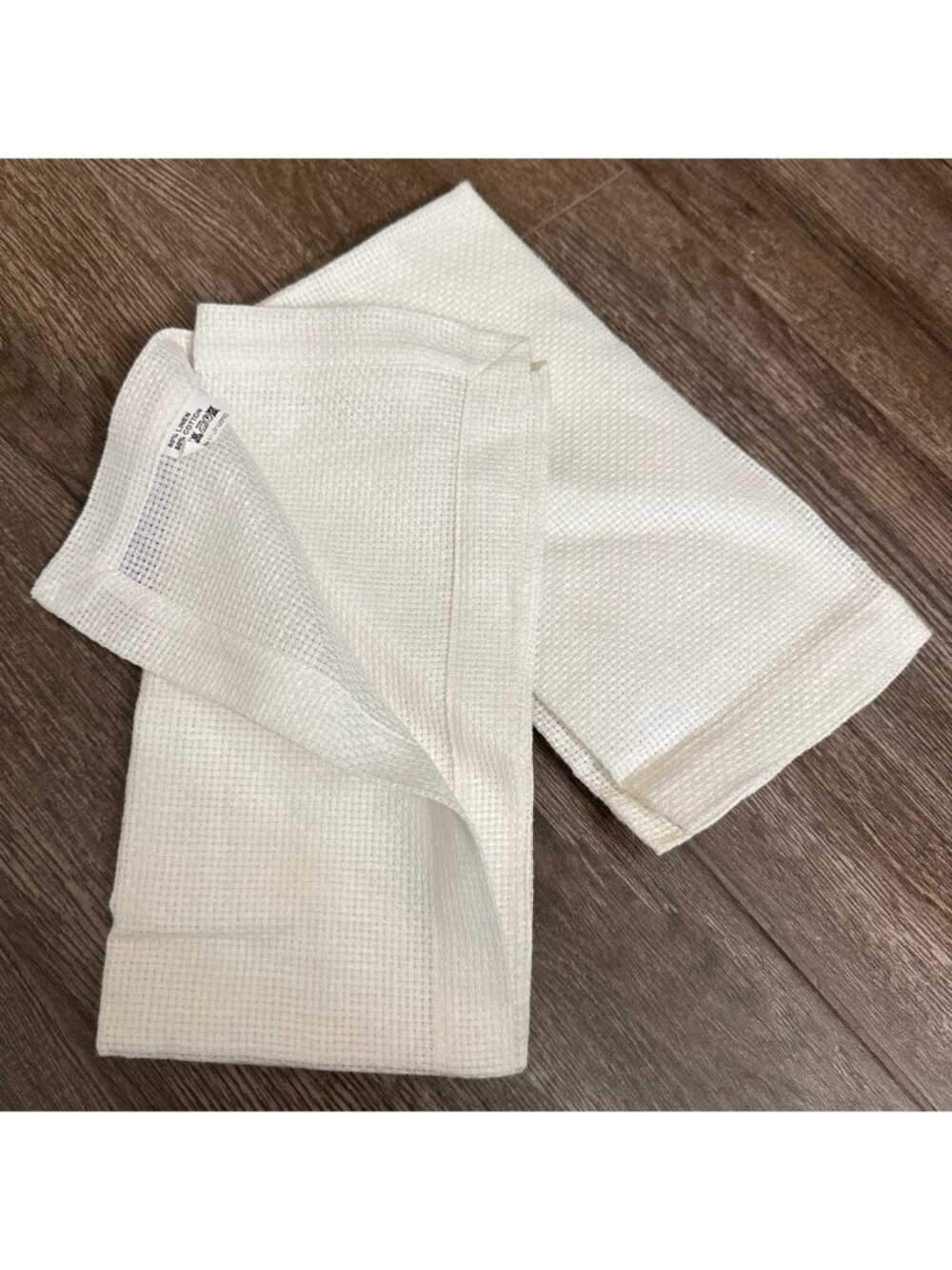 Linen Cotton Cloth Napkins Set of 2 Made in Europe